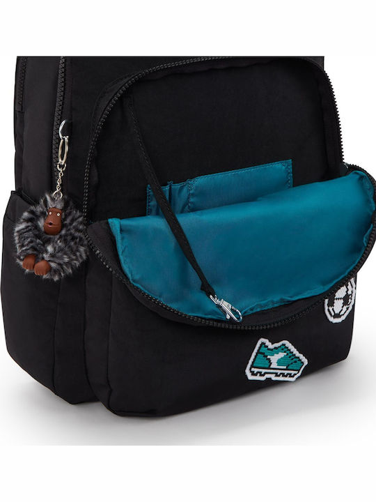 Kipling Seoul Τσάντα Πλάτης για Laptop 15" σε Μαύρο χρώμα