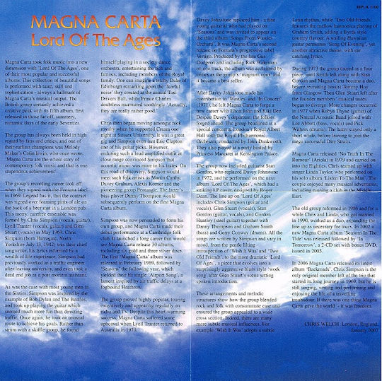 Magna Carta Lord Ages Cd