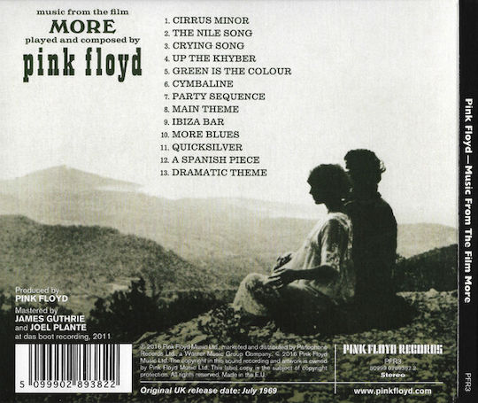Pink Floyd Soundtrack From Film More Cd