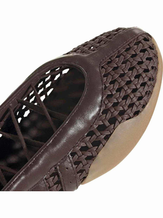 Damen Ballerinas in Braun Farbe
