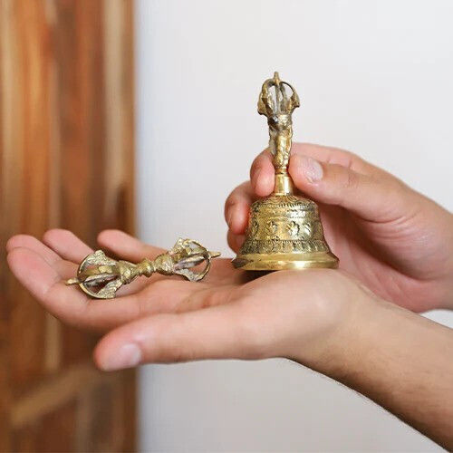 Tibetan Bell Dorje Stick Meditation Bell 11cm