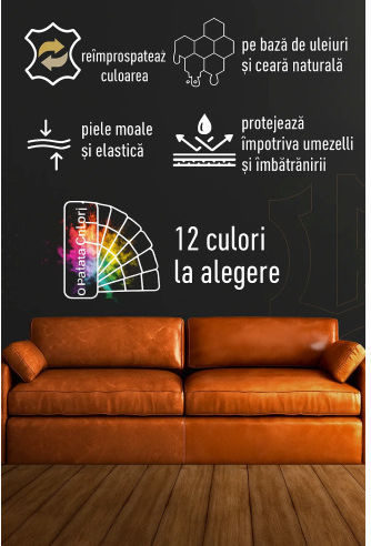 Leather Expert Balsam Colorant Pentru Piele Maro Mediu 250ml