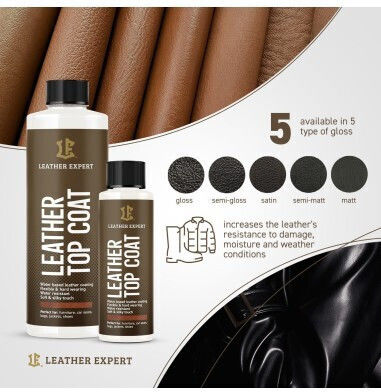 Сатенен Лак За Боядисване На Кожа Leather Expert Топ Покритие 500мл