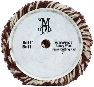 Meguiar's Soft Buff Rotary Heavy Cutting Wool Polishing Sponge 180mm
