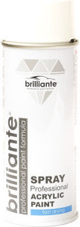 Brilliante Σπρέι Βαφής Λευκό 9002 400ml