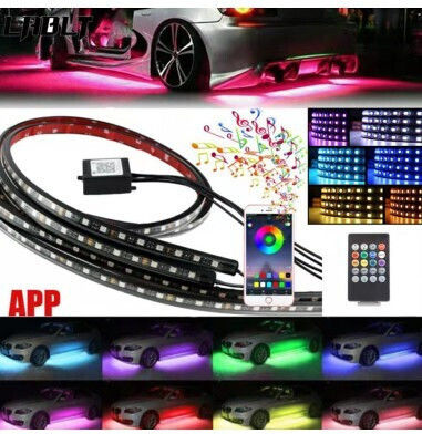 Bandă LED 12V RGB Lumină 1.5m cu Sursă de Alimentare și Telecomandă