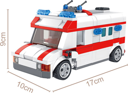 Panlos Cuburi de Construcții 659013 Robot Vehicul de Salvare 2 Forme 6+ Ani 562 Buc