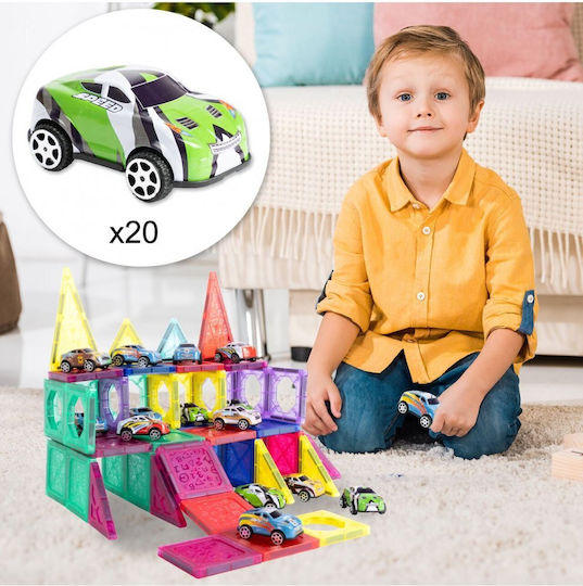 MalPlay Magnetisches Bau- und Konstruktionsspielzeug Für Kinder Ab 3 Jahren