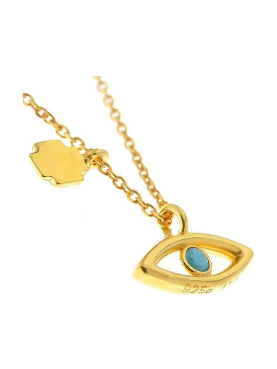Arteon Woman Cross Gold Plated Silver with Chain