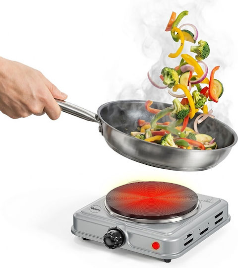 Eldom Countertop Burner Enamel Single Inox