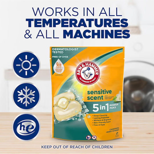 Arm & Hammer Detergent pentru haine sensibile 42 capsule