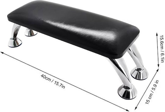 Elevated Leather Black Manicure Cushion