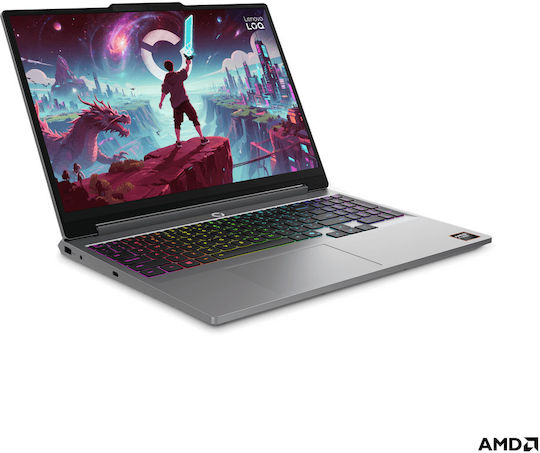 Lenovo LOQ 15AHP11 15.3" IPS FHD 144Hz (Ryzen 7-250/16GB/512GB SSD/GeForce RTX 5060/W11 Home) Luna Grey (GR Keyboard)