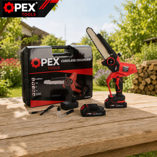 Verk Group Battery Chainsaw 2x1.5Ah 21V with 20.32cm Blade