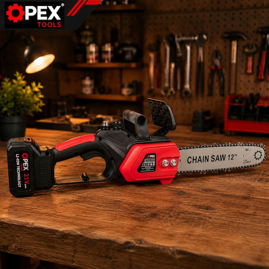 Verk Group Battery Chainsaw 2x3Ah Brushless 21V with 30.48cm Blade