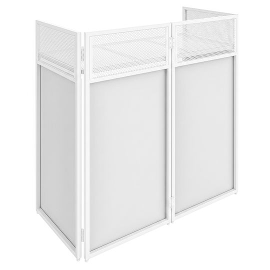 Vonyx Db4w Pro Faltbares DJ-Kabinen-System 4 Bildschirme Weiß 180.054