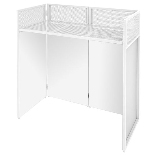 Vonyx Db4w Pro Faltbares DJ-Kabinen-System 4 Bildschirme Weiß 180.054