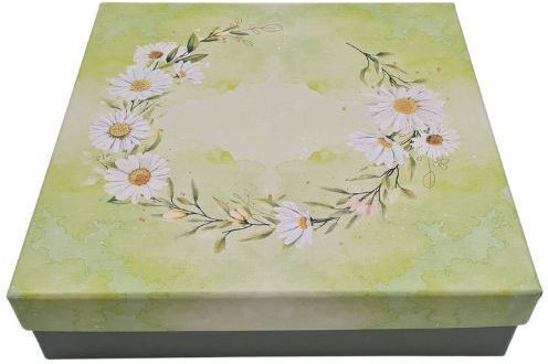 DS Boxes Green Gift Box 23x6x23cm