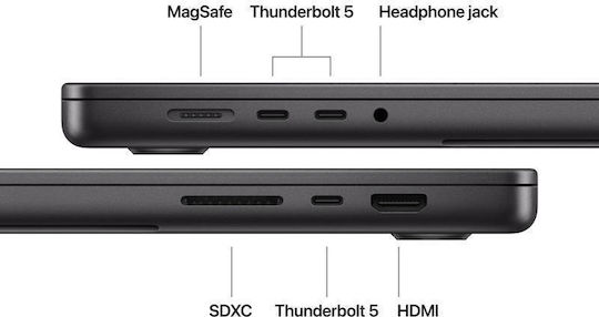 Apple MacBook Pro 16.2" IPS Retina Display 120Hz (M5 Pro-18-Core/48GB/1TB SSD/20-Core GPU) Nano Texture Space Black (International English Keyboard)