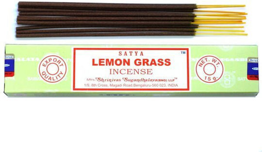 Ароматни Стикчета Лимонова Трева Satya Lemongrass Incense Sticks 15g