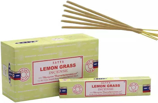 Ароматни Стикчета Лимонова Трева Satya Lemongrass Incense Sticks 15g