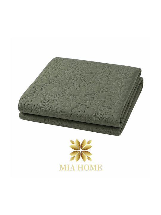 Mia Home Tagesdecken Übergröße Olive 220x240cm