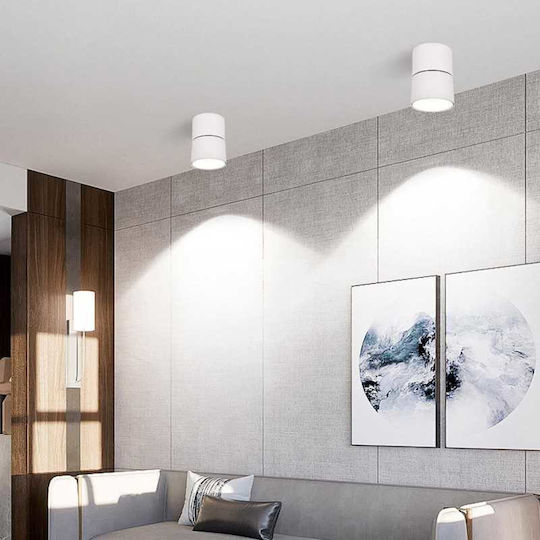 Lightplanet Spot Led Alb Natural Pentru Tavan Și Perete În Culoare Albă