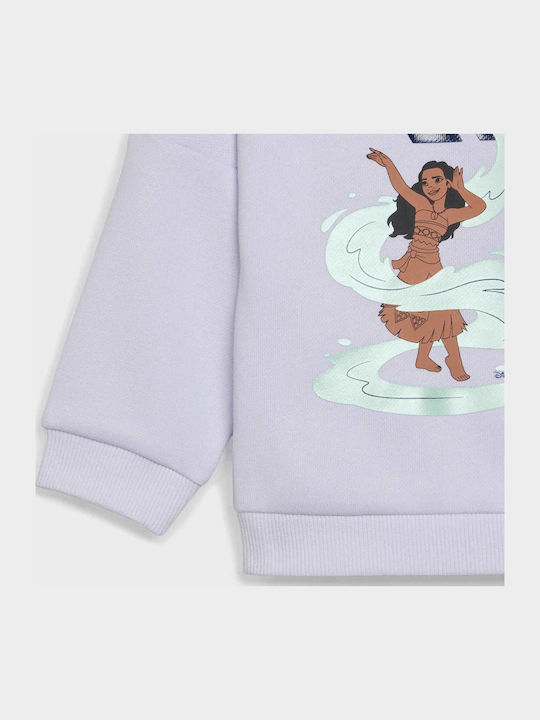 Kids Sweatpants Set Purple / Semi Frozen Lemon