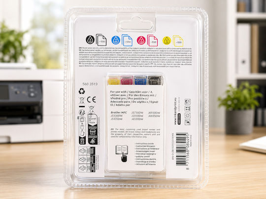 Pachet Cartușe De Cerneală Compatibile Pentru Imprimantă InkJet Brother Brother LC3217 Multiplu (Culoare) 4 Bucăți