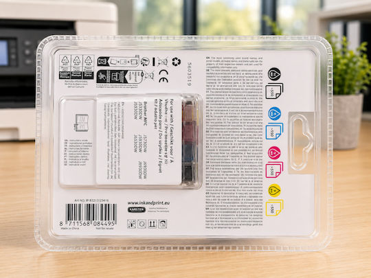 Pachet Cartușe De Cerneală Compatibile Pentru Imprimantă InkJet Brother Brother LC3217 Multiplu (Culoare) 4 Bucăți