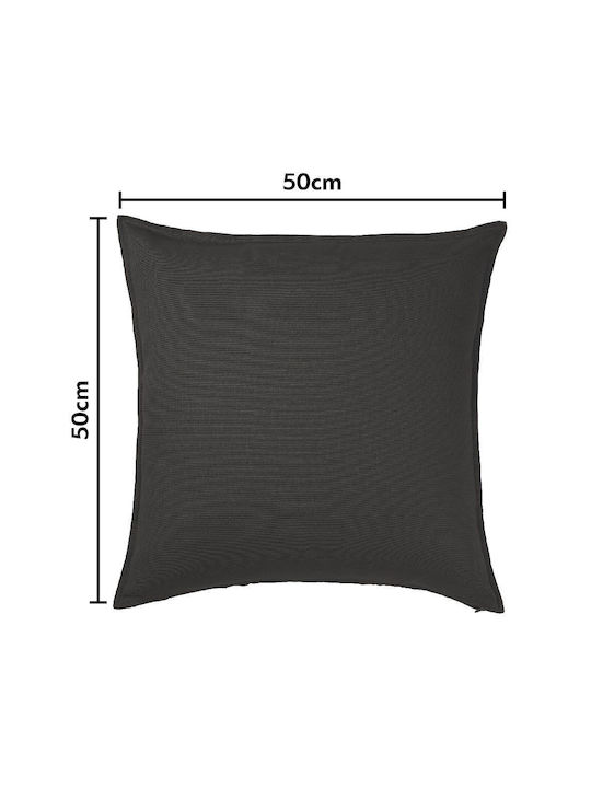 Koupakoupa Sofa Cushion Snoopy Love 100% Cotton Black 50x50cm