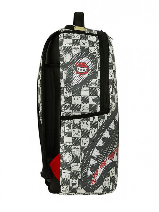 Sprayground Emote Check School Backpack Junior High-High School Multicolour