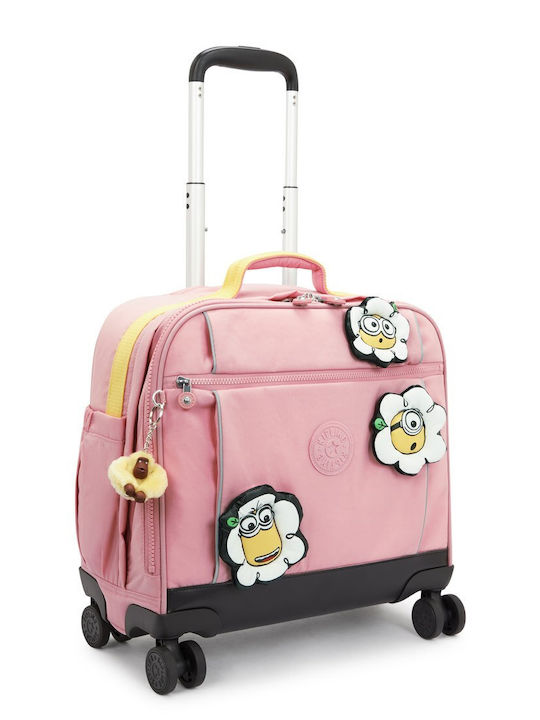 Kipling New Storia Minions School Bag Trolley Elementary Pink 25lt