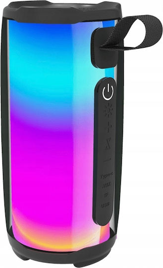 Verk Group Bluetooth Lautsprecher mit Tischuhr und Betriebszeiten (maximal) bis 8 Stunden Schwarz