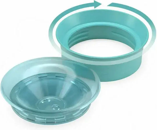 Chicco Pahar pentru Copii cu Mânere și Paie Perfect Cup din Plastic Verde 200ml pentru 12m+