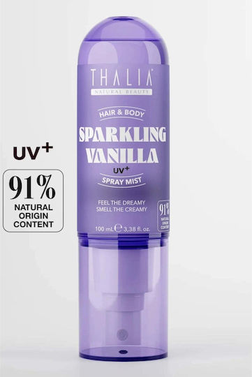 Parfümiertes Haarnebel Spray Haar Körper UV-Filter Funkelnde Vanille Thalia 100 Ml