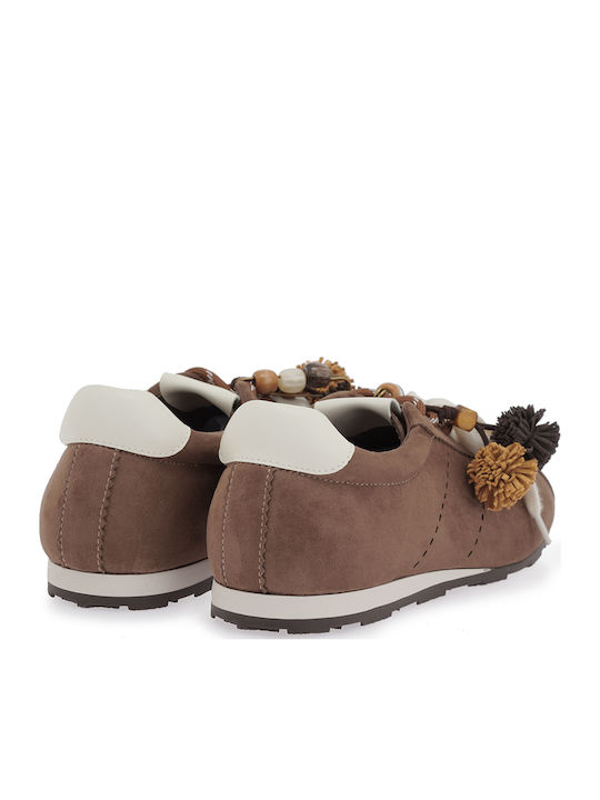 Damen Sneakers Beige
