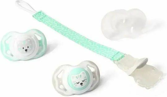 Babyono Lanț pentru suzetă Verde