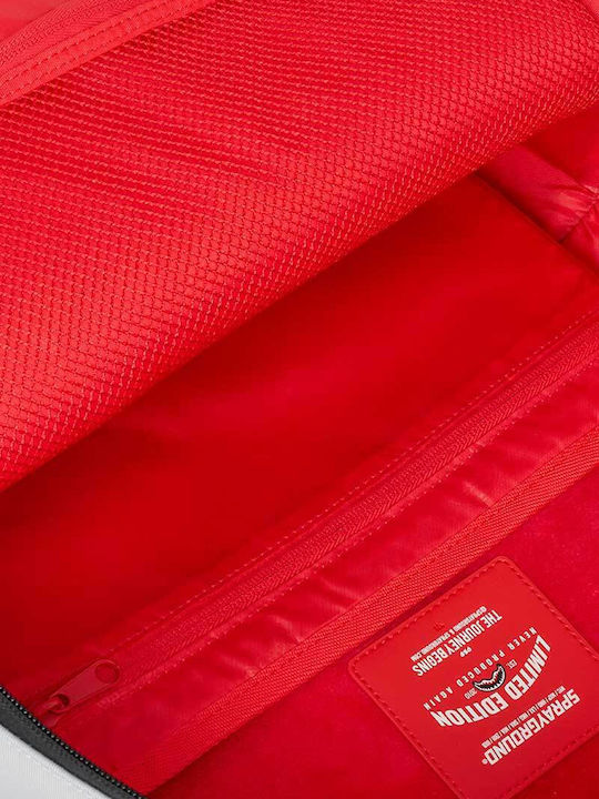 Sprayground Shark Central Ученическа Раница за Основно Сивa с Джоб за Бутилка 2026