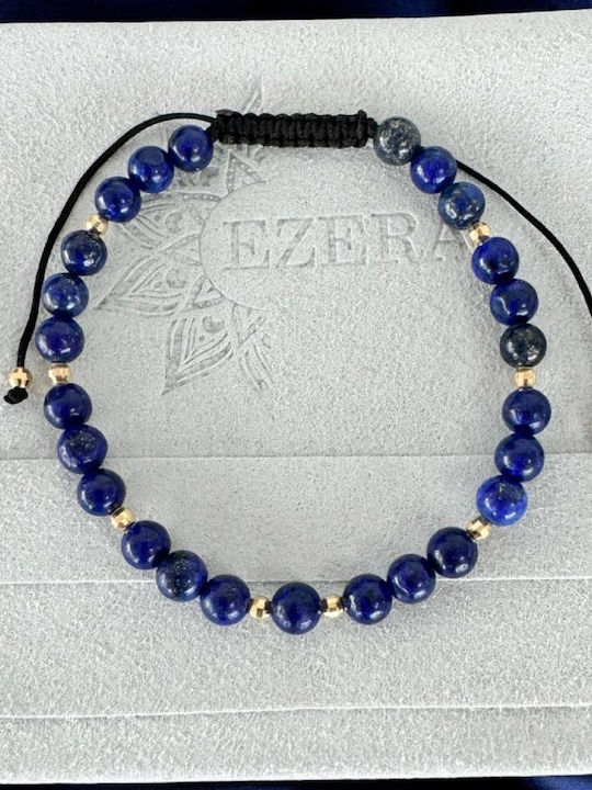 Ezera Σετ Ανδρικά Βραχιόλια με Κορδόνι