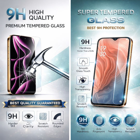 Redmi 9 Tempered Glass 9h Hardness 0,25mm