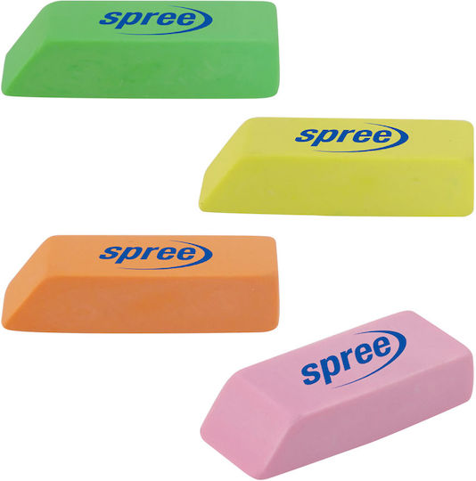 Neon Radiergummi Mehrfarbig
