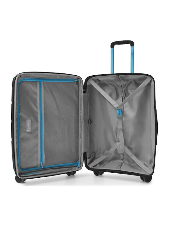 Ciak Roncato Large Hard Travel Suitcase Black Height 75cm