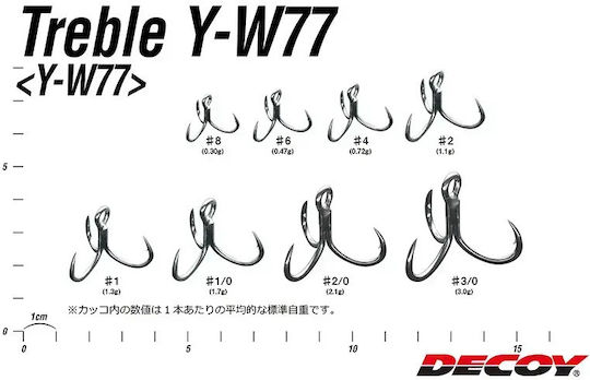 Stringer Tremble Decoy Y-w77 Куки За Риболов #8
