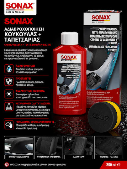 Sonax Cabrio Hood & Fabric Waterproofing 250ml