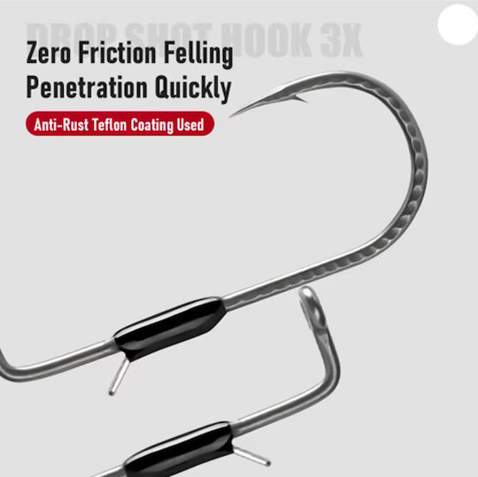 Kingdom 90° Jig Hook High Carbon Steel No3/0