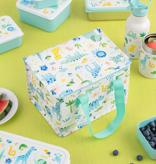 A Little Lovely Company Plastic Kids' Dinner Set 0.45lt Thermal Transparent