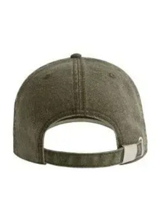 Atlantis Digg Cover Jockey Washed Digg Olive Hat