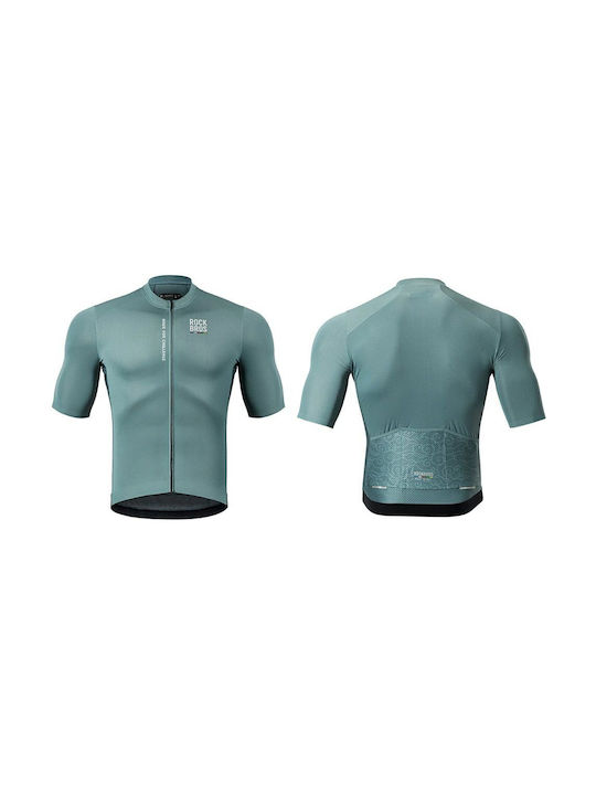 Rockbros Herren Kurze Ärmel Fahrradtrikot Straße Blau