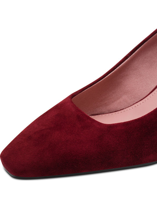 Leder Pumps Burgundische